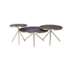 Set von 3 Couchtischen aus Eiche | Modell RION